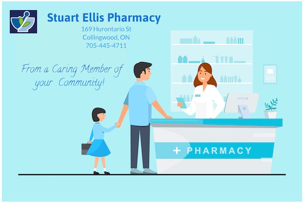 Child and Parent Talking to Pharmacist